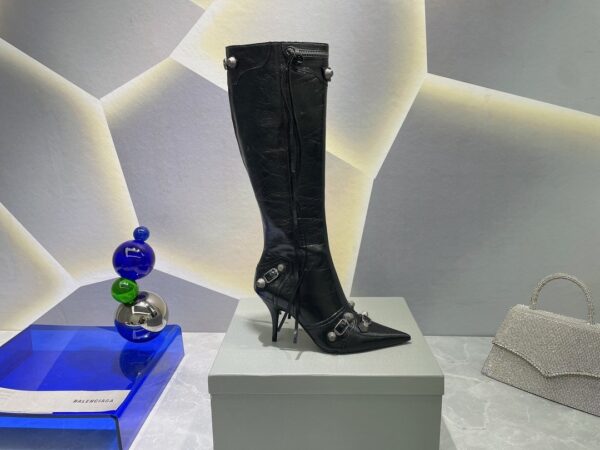 Balenciaga Cagole Boot Black For Women 694395WAD4E1081