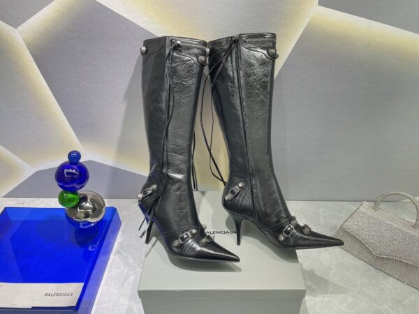 Balenciaga Cagole Boot Black For Women 694395WAD4E1081