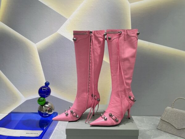 Balenciaga Cagole Boot Pink For Women 694395WAD4E5081
