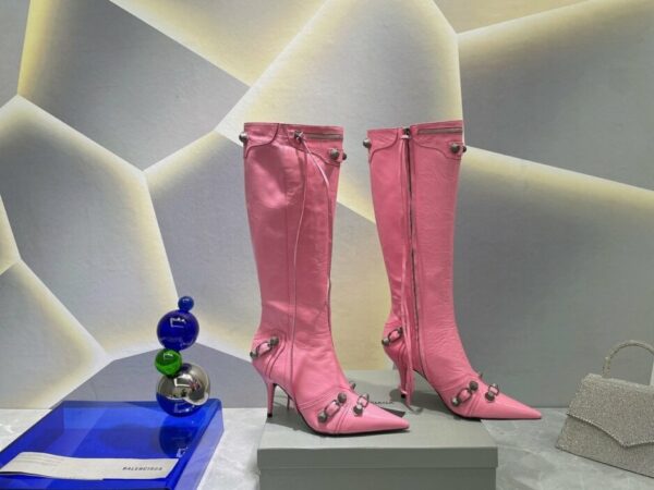 Balenciaga Cagole Boot Pink For Women 694395WAD4E5081