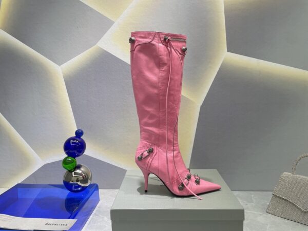 Balenciaga Cagole Boot Pink For Women 694395WAD4E5081