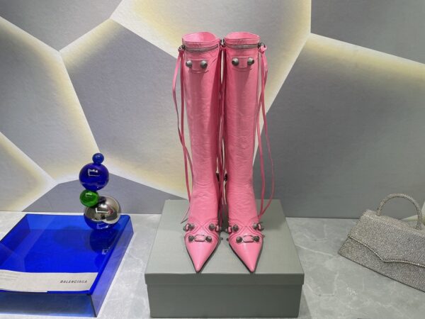 Balenciaga Cagole Boot Pink For Women 694395WAD4E5081