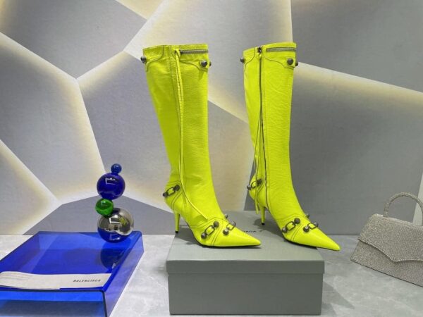 Balenciaga Cagole Boot Yellow For Women 694395WAD4E7381
