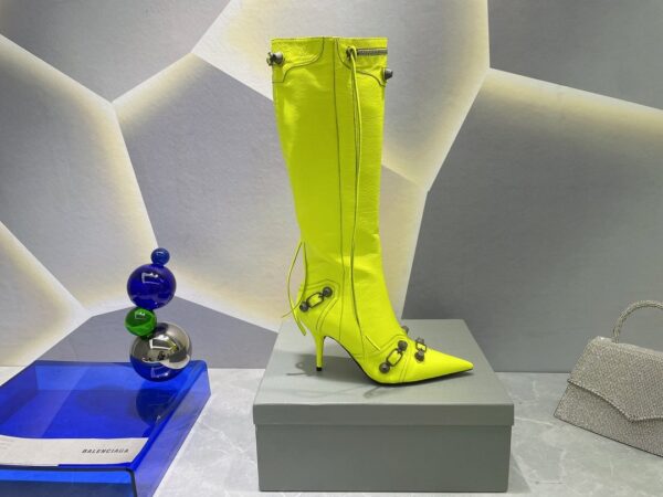 Balenciaga Cagole Boot Yellow For Women 694395WAD4E7381