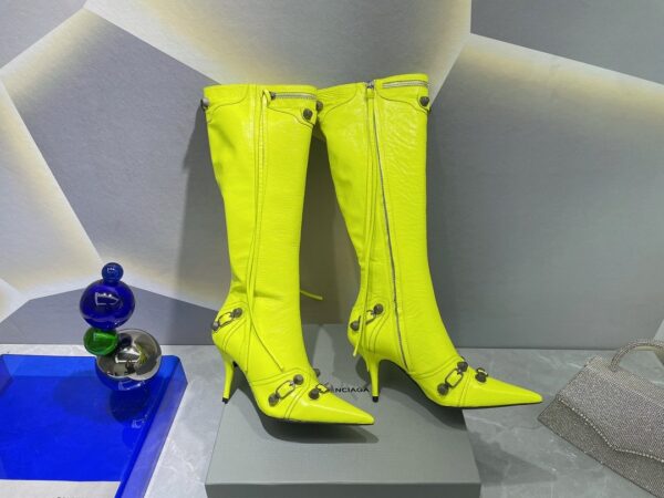 Balenciaga Cagole Boot Yellow For Women 694395WAD4E7381
