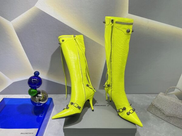Balenciaga Cagole Boot Yellow For Women 694395WAD4E7381