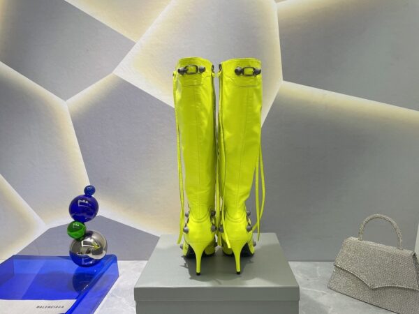 Balenciaga Cagole Boot Yellow For Women 694395WAD4E7381