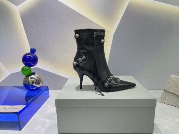 Balenciaga Cagole Bootie Black For Women 694379WAD4E1081