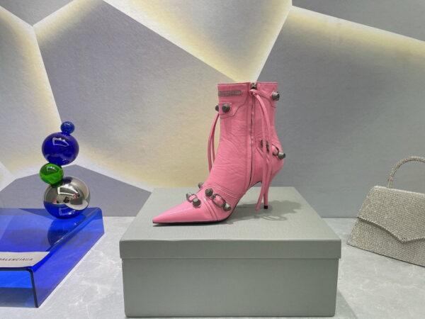 Balenciaga Cagole Bootie Pink For Women