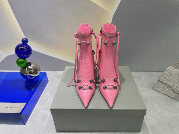 Balenciaga Cagole Bootie Pink For Women