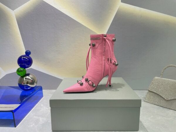 Balenciaga Cagole Bootie Pink For Women