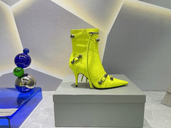 Balenciaga Cagole Bootie Yellow For Women