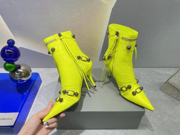 Balenciaga Cagole Bootie Yellow For Women