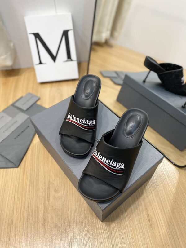 Balenciaga Cagole Sandal Black For Women