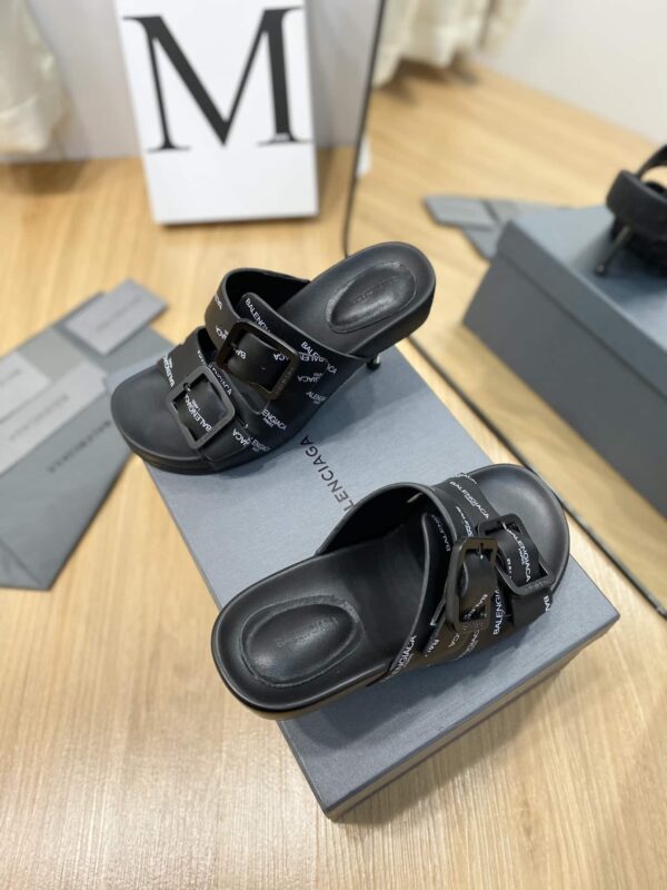 Balenciaga Cagole Sandal Black For Women