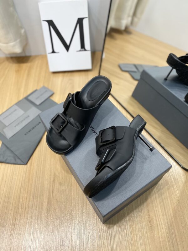 Balenciaga Cagole Sandal Black For Women