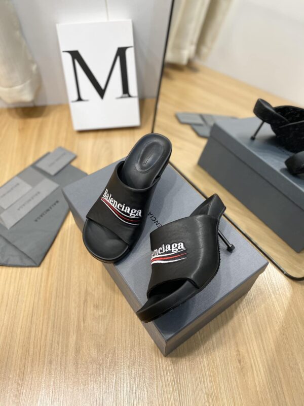 Balenciaga Cagole Sandal Black For Women