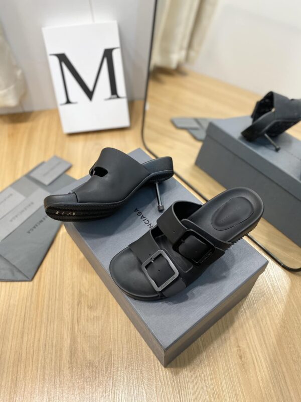 Balenciaga Cagole Sandal Black For Women
