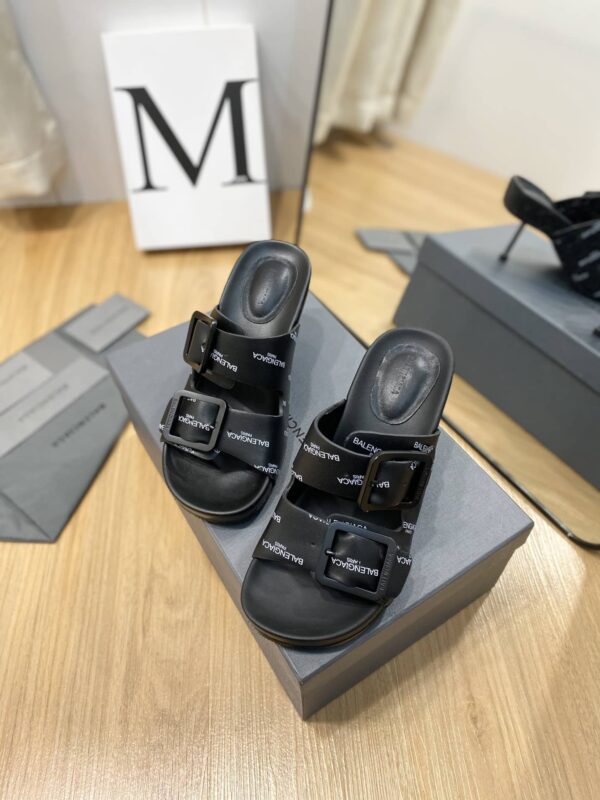 Balenciaga Cagole Sandal Black For Women