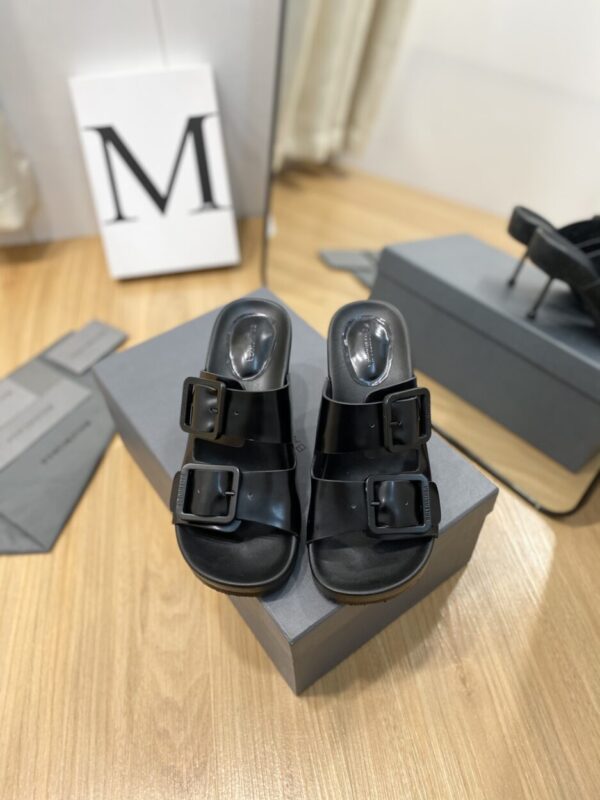 Balenciaga Cagole Sandal Black Shadow For Women