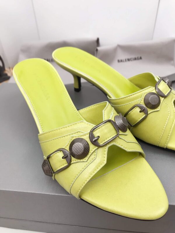 Balenciaga Cagole Sandal Light Yellow For Women