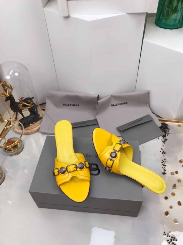 Balenciaga Cagole Sandal Yellow For Women