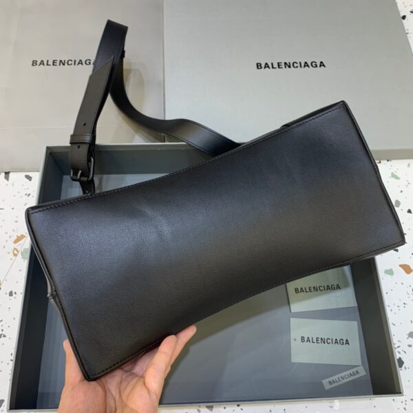 Balenciaga Downtown Medium Shoulder Bag In Black, For Women, Women's Bags 12.6in/32cm 67135429S171000
