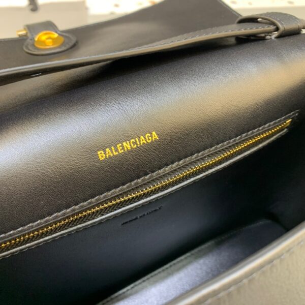 Balenciaga Downtown Medium Shoulder Bag In Black, For Women, Women's Bags 12.6in/32cm