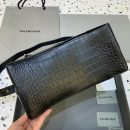 Balenciaga Downtown Medium Shoulder Bag In Black, For Women, Women's Bags 12.6in/32cm