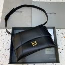 Balenciaga Downtown Medium Shoulder Bag In Black, For Women, Women's Bags 12.6in/32cm