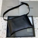 Balenciaga Downtown Medium Shoulder Bag In Black, For Women, Women's Bags 12.6in/32cm