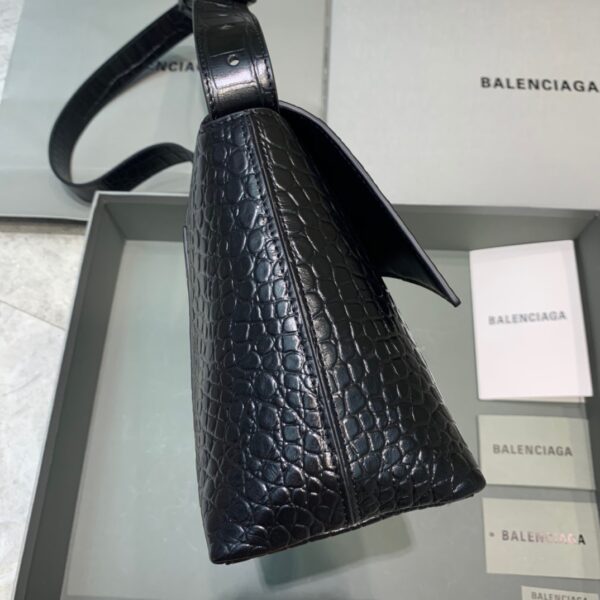 Balenciaga Downtown Small Shoulder Bag In Black, For Women, Women's Bags 11.8in/30cm