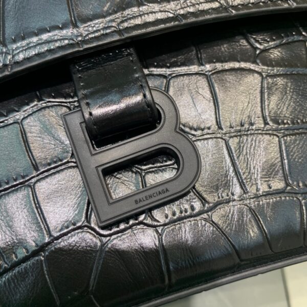Balenciaga Downtown Small Shoulder Bag In Black, For Women, Women's Bags 11.8in/30cm