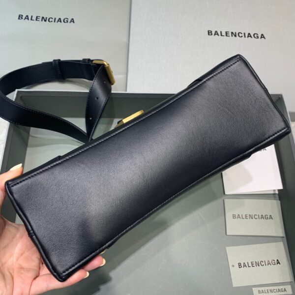 Balenciaga Downtown Small Shoulder Bag In Black, For Women, Women's Bags 11.8in/30cm 67135329S1M1000