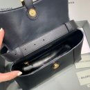 Balenciaga Downtown Small Shoulder Bag In Black, For Women, Women's Bags 11.8in/30cm 67135329S1M1000