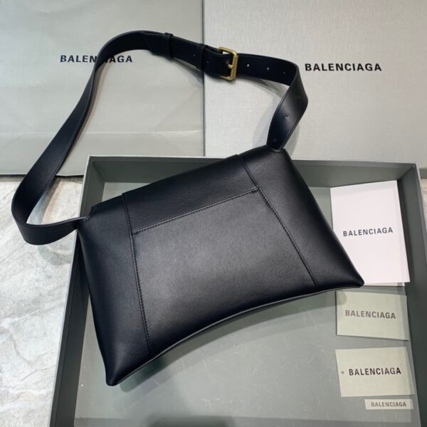 Balenciaga Downtown Small Shoulder Bag In Black, For Women, Women's Bags 11.8in/30cm 67135329S1M1000