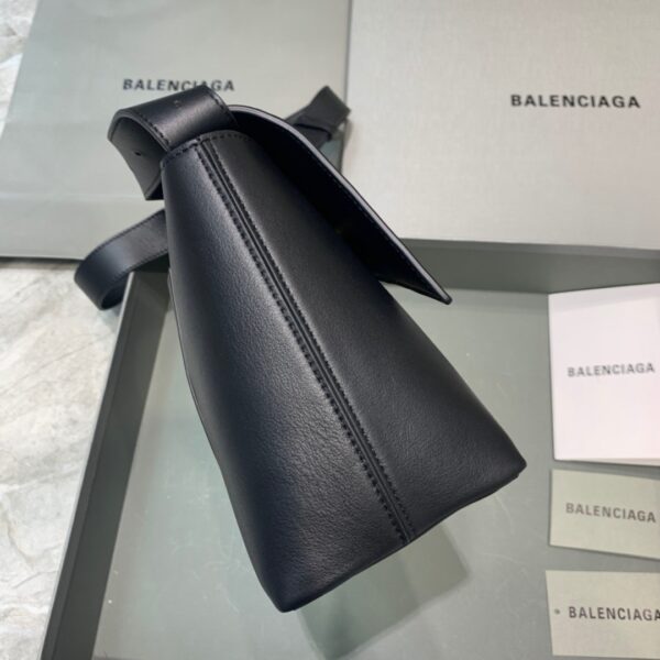 Balenciaga Downtown Small Shoulder Bag In Black, For Women, Women's Bags 11.8in/30cm 67135329S1M1000