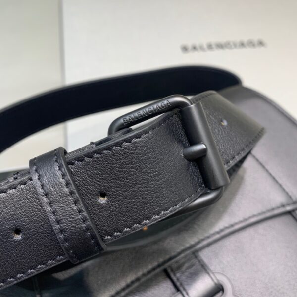 Balenciaga Downtown Small Shoulder Bag In Black, For Women, Women's Bags 11.8in/30cm
