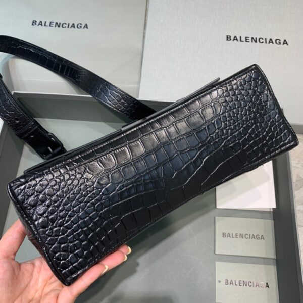 Balenciaga Downtown Small Shoulder Bag In Black, For Women, Women's Bags 11.8in/30cm