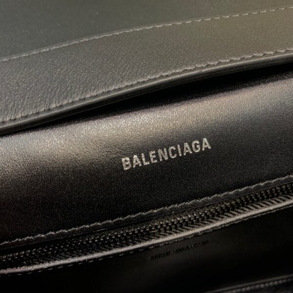 Balenciaga Downtown Small Shoulder Bag In Black, For Women, Women's Bags 11.8in/30cm