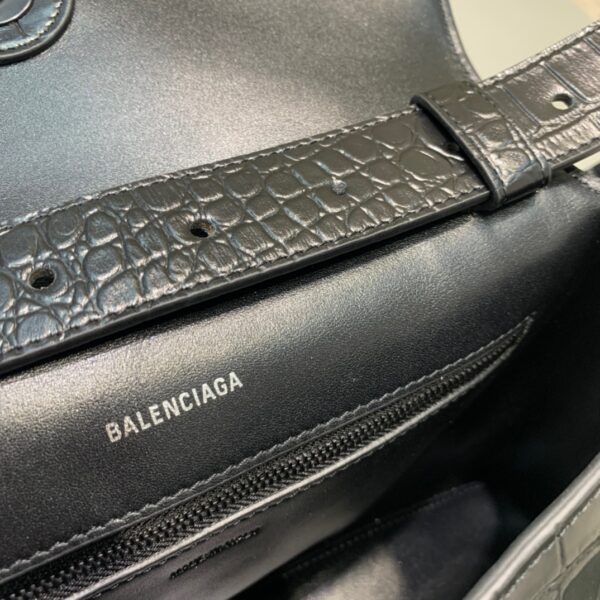 Balenciaga Downtown Small Shoulder Bag In Black, For Women, Women's Bags 11.8in/30cm