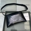 Balenciaga Downtown Small Shoulder Bag In Black, For Women, Women's Bags 11.8in/30cm
