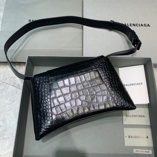 Balenciaga Downtown Small Shoulder Bag In Black, For Women, Women's Bags 11.8in/30cm