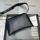 Balenciaga Downtown Small Shoulder Bag In Black, For Women, Women's Bags 11.8in/30cm