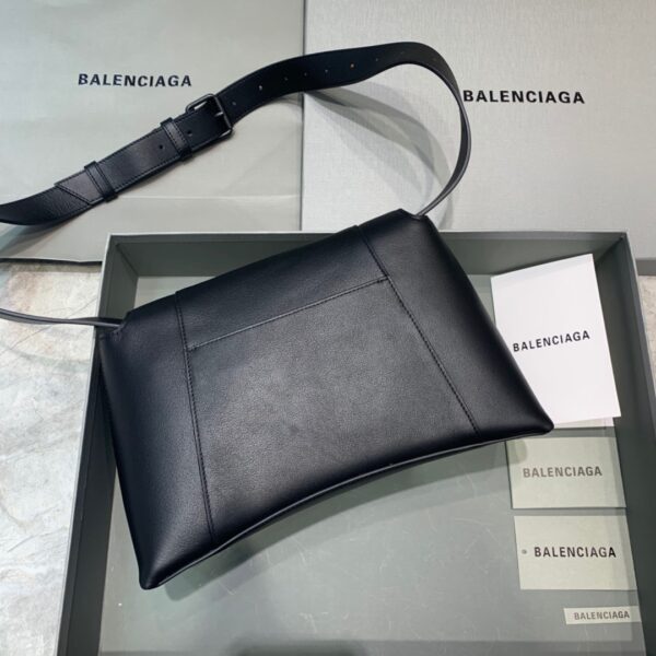 Balenciaga Downtown Small Shoulder Bag In Black, For Women, Women's Bags 11.8in/30cm