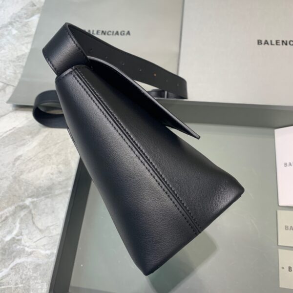 Balenciaga Downtown Small Shoulder Bag In Black, For Women, Women's Bags 11.8in/30cm