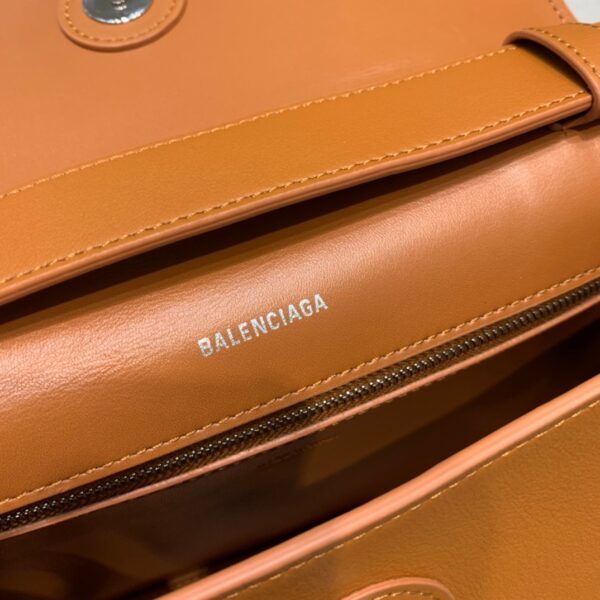 Balenciaga Downtown Small Shoulder Bag In Brown, For Women, Women's Bags 11.8in/30cm