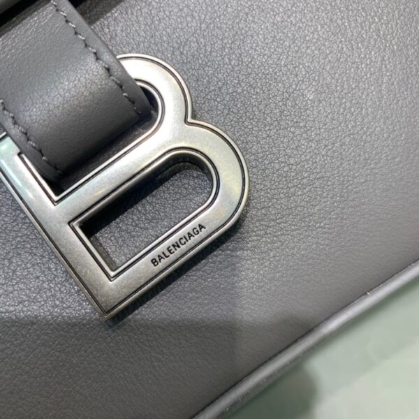 Balenciaga Downtown Small Shoulder Bag In Gray, For Women, Women's Bags 11.8in/30cm 67135329S1Y1604