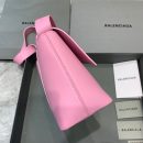 Balenciaga Downtown Small Shoulder Bag In Pink, For Women, Women's Bags 11.8in/30cm 67135329S1Y5906