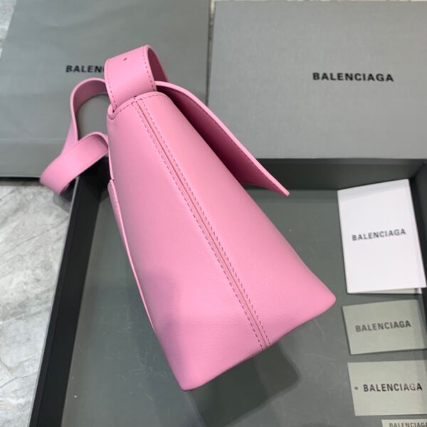 Balenciaga Downtown Small Shoulder Bag In Pink, For Women, Women's Bags 11.8in/30cm 67135329S1Y5906